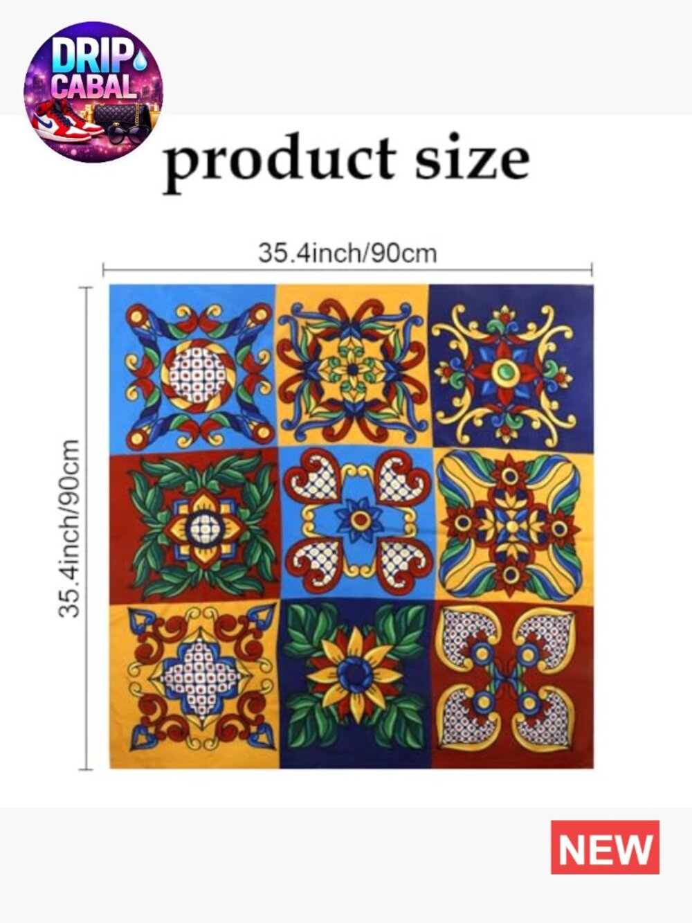 Polyester Satin Head Scarf Square Bandana Hair Wrapping Fashion Accessory - Picture 3 of 7